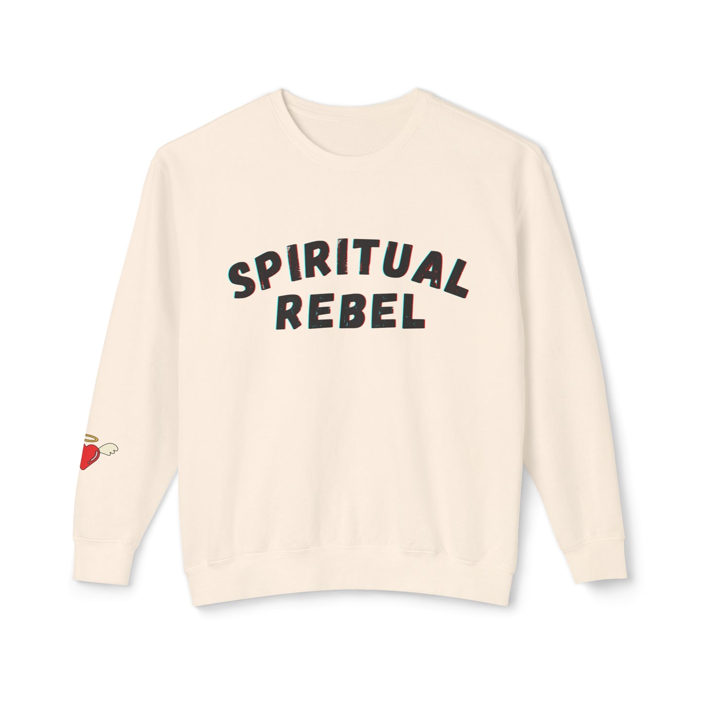 SPIRITUAL REBEL Unisex Lightweight Crewneck Sweatshirt