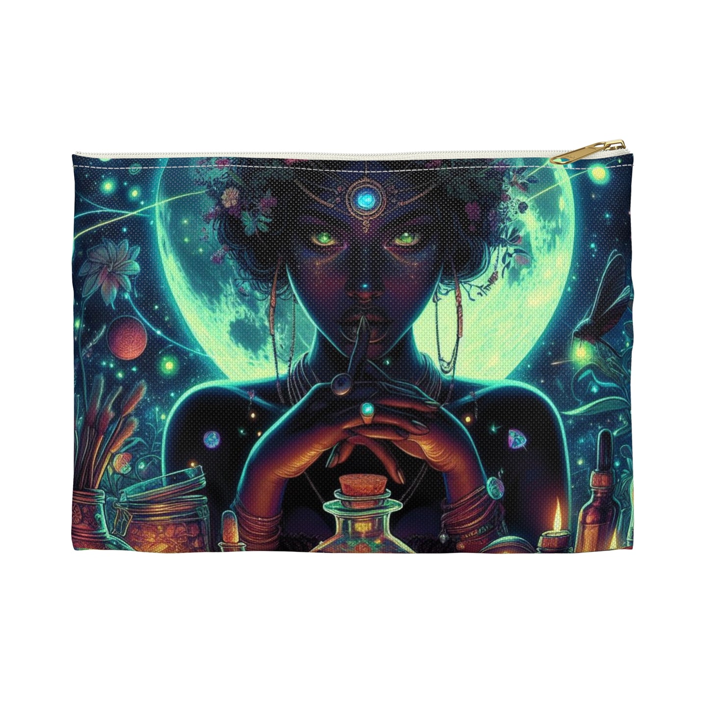 SPELLBOUND Accessory Pouch: Toiletries Bag, On-the-go Items, Tarot Deck, Crystals Bag