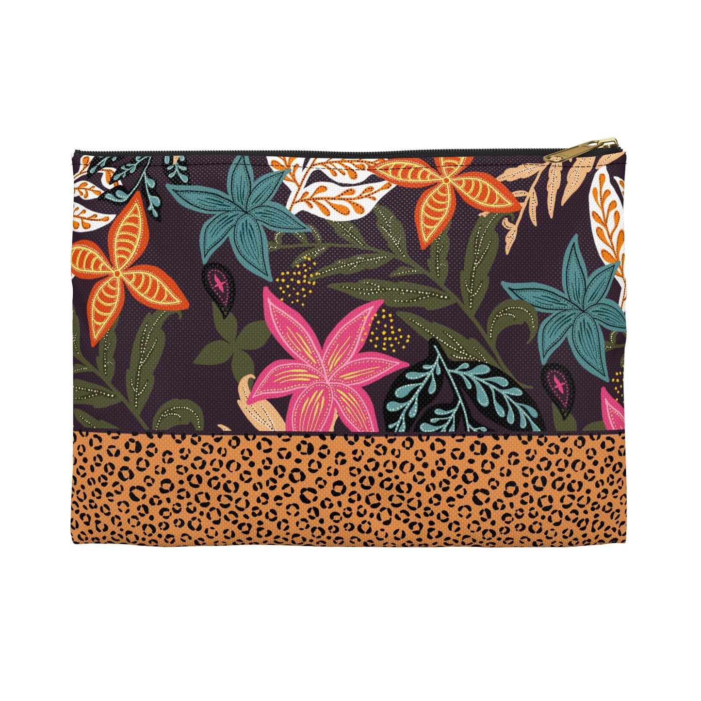 SUMMER JUNGLE Accessory Pouch: Toiletries Bag, On-the-go Items, Everyday Bag