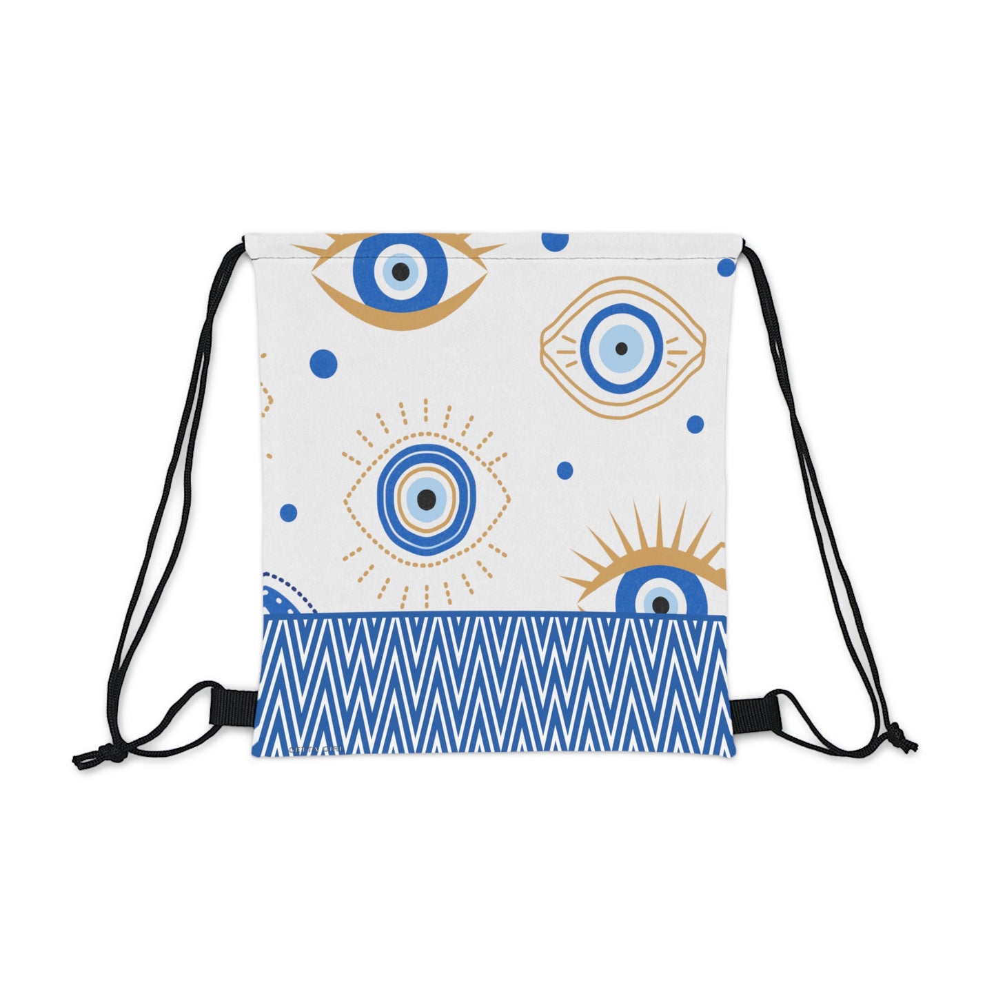 EVIL EYE Outdoor Drawstring Bag: on-the-go bag, gym bag, overnight bag