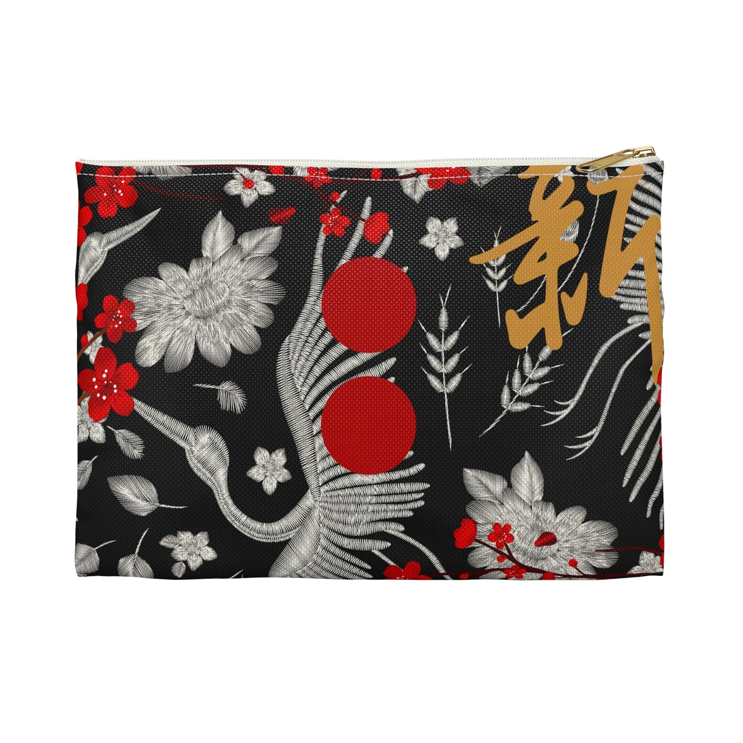 CHERRY BLOSSOMS Accessory Pouch: Toiletries Bag, On-the-go Items, Everyday Bag