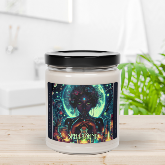 SPELLBOUND: SPELL & INTENTION RITUAL CANDLE: Scented Soy Candle, 9oz