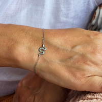 DAINTY GOLD & SILVER SNAKE BRACELET