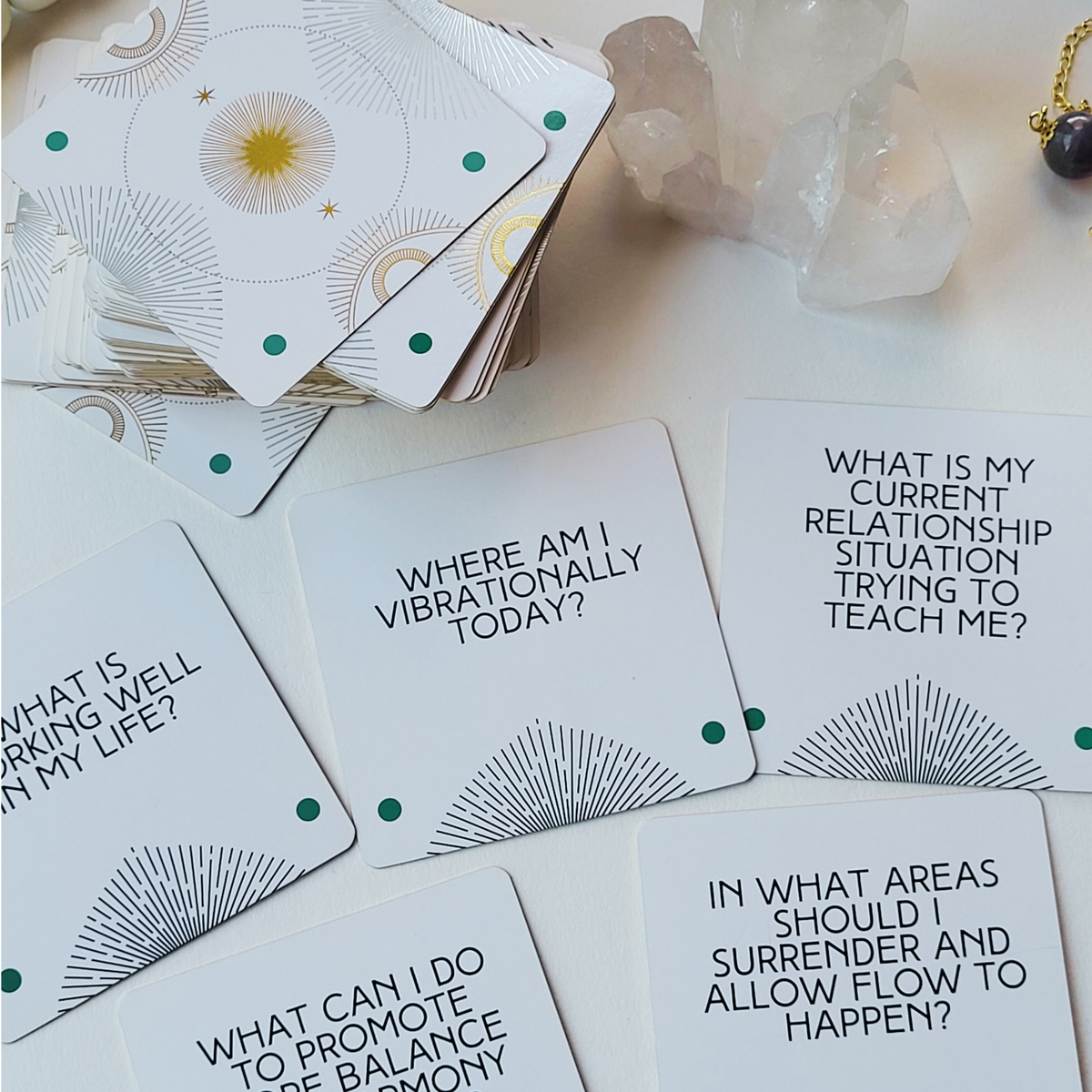 Tarot’s Lil Sidekick – 82-Card Tarot Spread Deck | Intuitive Reading Prompts for All Levels