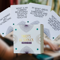 Tarot’s Lil Sidekick – 82-Card Tarot Spread Deck | Intuitive Reading Prompts for All Levels