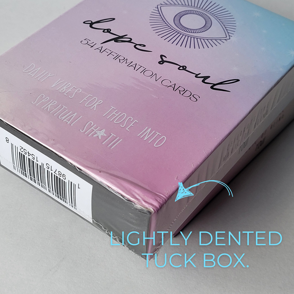 DENTED TUCK BOX SALE - DOPE SOUL SASSY AFFIRMATIONS -50% OFF