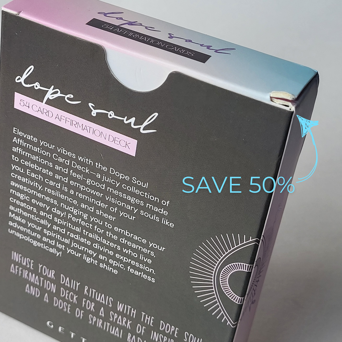 DENTED TUCK BOX SALE - DOPE SOUL SASSY AFFIRMATIONS -50% OFF