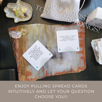 Tarot’s Lil Sidekick – 82-Card Tarot Spread Deck | Intuitive Reading Prompts for All Levels