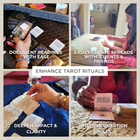 Tarot’s Lil Sidekick – 82-Card Tarot Spread Deck | Intuitive Reading Prompts for All Levels