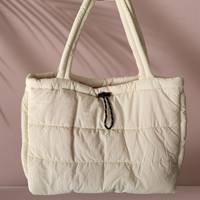 PUFFER SOFT RELAXED LARGE TOTE / WORK / SCHOOL / GYM BAG