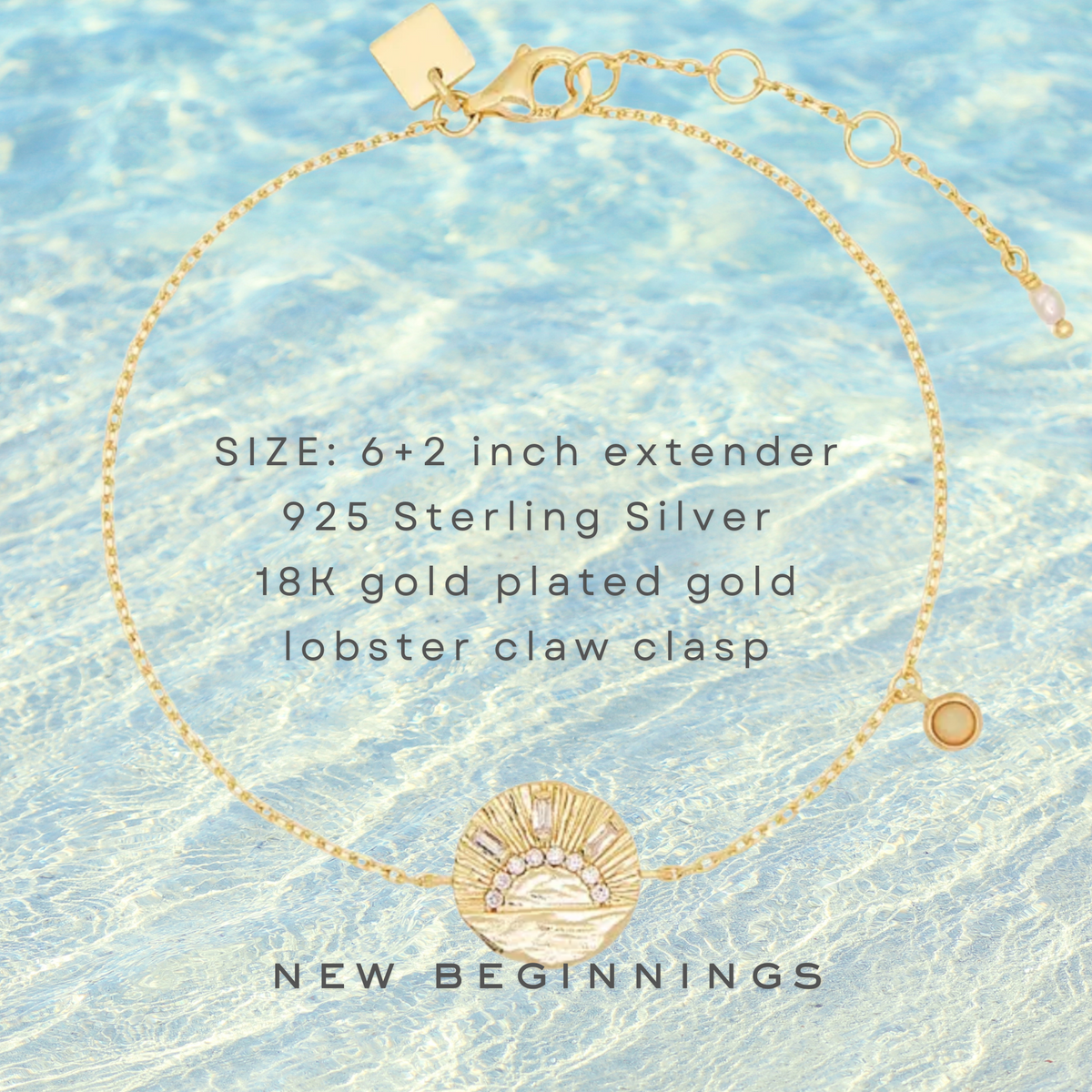NEW BEGINNINGS BRACELET: Sun Coin Bracelet