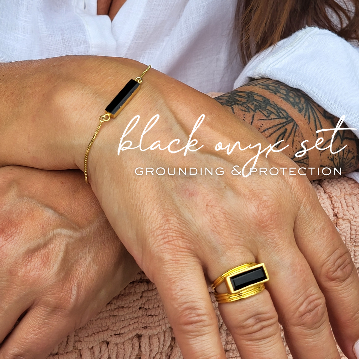 Althea Bar Gemstone Pull Bracelet