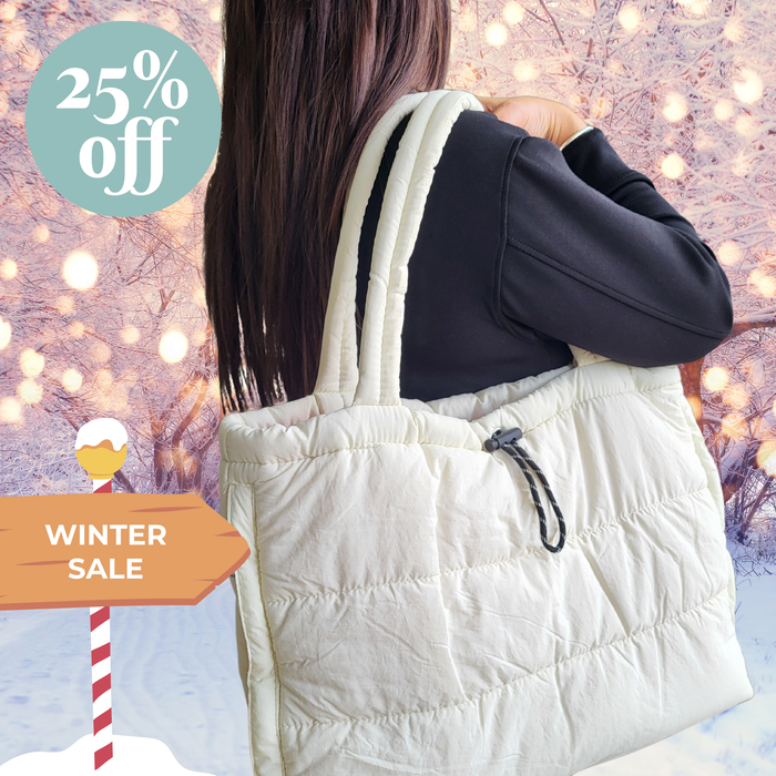 PUFFER SOFT RELAXED LARGE TOTE / WORK / SCHOOL / GYM BAG